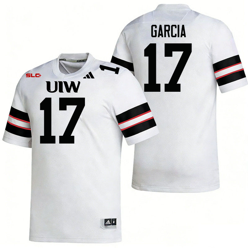 Incarnate Word Cardinals #17 Jameson Garcia College Football Jerseys,Uniforms-White